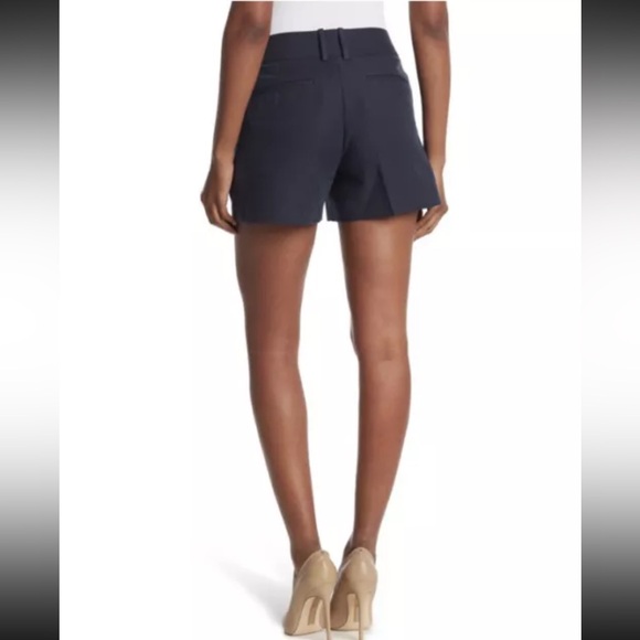 NWT Reiss Lyla Twill Shorts Navy Blue Business Casual Women Designer 0 US 4 UK - Picture 4 of 4